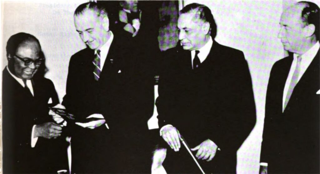 Kwame Nkrumah and foreign dignitaries